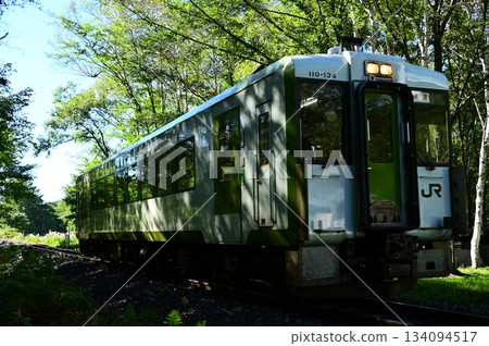 Scenery near the JR Yamada Line Kabasoko crossing 134094517