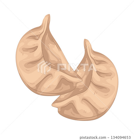 Illustration of chicken dumplings Illustration of chicken dumplings 134094653