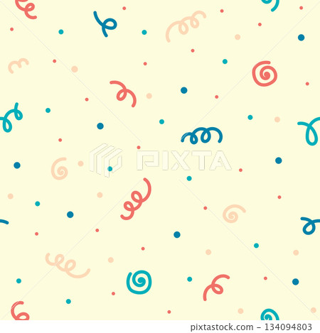 confetti seamless pattern confetti seamless pattern 134094803