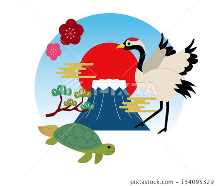 起重機和雞幸運獎 134095329