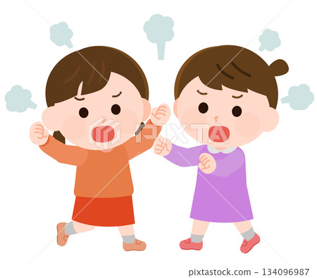 女孩們戰鬥的插圖 134096987