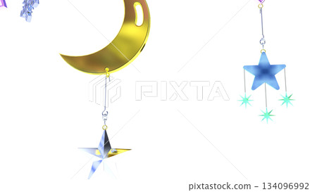 聖誕節手機掛飾的3D影像(PNG素材) 聖誕節手機掛飾的3D影像(PNG素材) 134096992