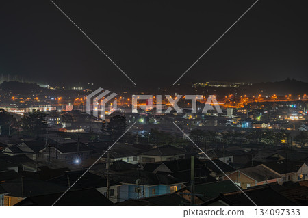 菊川市(靜岡縣)夜景 菊川市(靜岡縣)夜景 134097333
