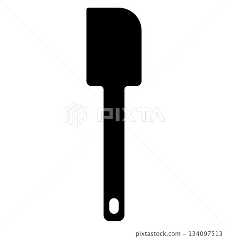 Rubber spatula icon 134097513