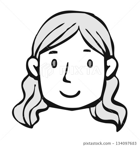 Monochrome icons_people, women, foreigners, nationalities 134097683