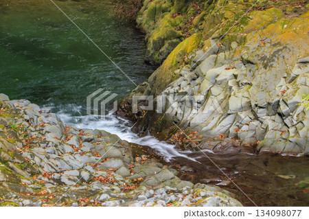 Kawazu Nanataki Falls, the best time to see autumn leaves Kawazu Nanataki Falls, the best time to see autumn leaves 134098077