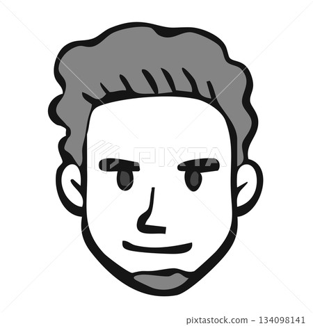 Monochrome icon_person, man, foreigner, nationality Monochrome icon_person, man, foreigner, nationality 134098141