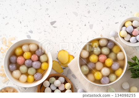 湯圓 冬至 多彩 五彩 五行 Colorful tangyuan タンユエン もち団子 湯圓 冬至 多彩 五彩 五行 Colorful tangyuan タンユエン もち団子 134098255