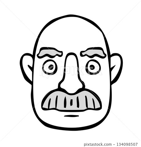 Monochrome icon_person, man, foreigner, nationality Monochrome icon_person, man, foreigner, nationality 134098507