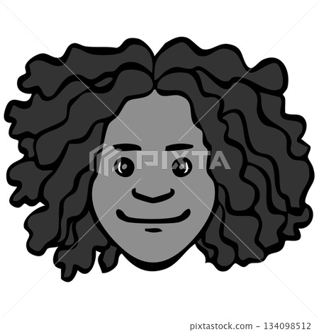 單色圖示_人物、女性、外國人、國籍 單色圖示_人物、女性、外國人、國籍 134098512