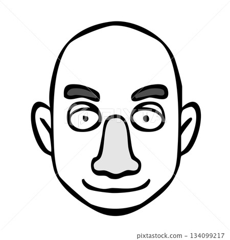 Monochrome icon_person, man, foreigner, nationality Monochrome icon_person, man, foreigner, nationality 134099217