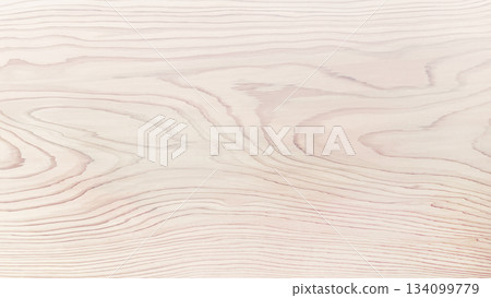 Background image 2 of a light brown table with beautifully defined undulating wood grain 134099779