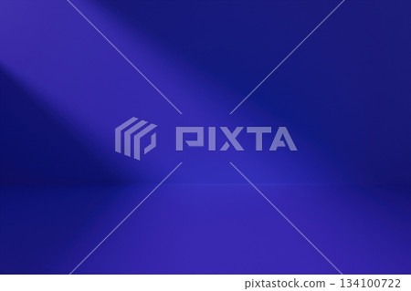 Empty minimal studio background with a single illuminated podium. Night theme Empty minimal studio background with a single illuminated podium. Night theme 134100722