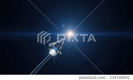 Voyage through quiet celestial expanse focused on survey 134100842