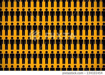 Digital image of men symbols Digital image of men symbols 134101454