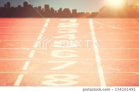 Composite image of race track 134101491