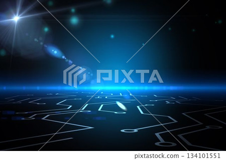 Circuit board on futuristic background Circuit board on futuristic background 134101551