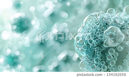 DNA雙螺旋和分子結構的醫學背景概述：生物技術和科學研究概念 134102058