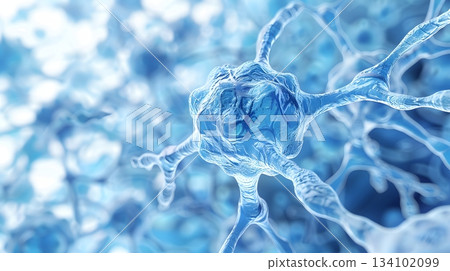 Abstract medical background of DNA double helix and molecular structure: biotechnology and scientific research concept 134102099