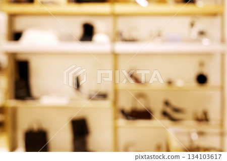 Blurred background showing retail store fashion items Blurred background showing retail store fashion items 134103617