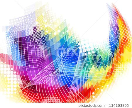 Multicolored abstract background. Hand drawn. Not AI, minimalist backgrounds Multicolored abstract background. Hand drawn. Not AI, minimalist backgrounds 134103805