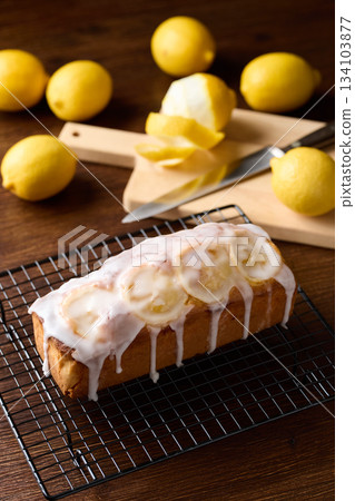 Homemade lemon pound cake Homemade lemon pound cake 134103877