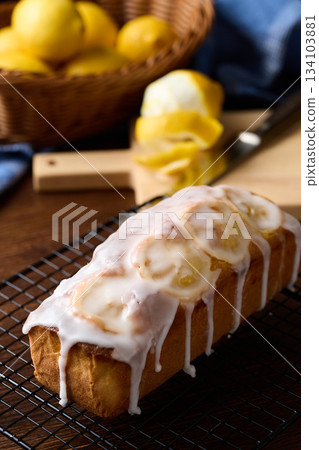 Homemade lemon pound cake Homemade lemon pound cake 134103881