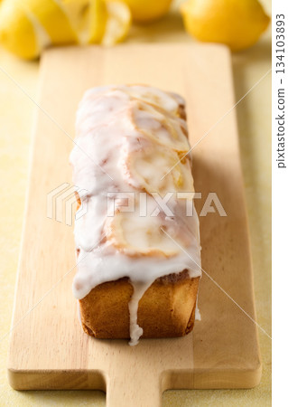 Homemade lemon pound cake Homemade lemon pound cake 134103893