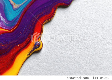 Abstract vibrant multicolor paint background. Abstract colorful painted texture Abstract vibrant multicolor paint background. Abstract colorful painted texture 134104089