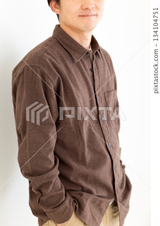 Middle-aged man in casual clothes 134104751