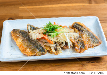 Pickled salted pickles 134105902