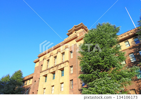 愛知縣名古屋市名古屋市政廳主樓景觀 134106173