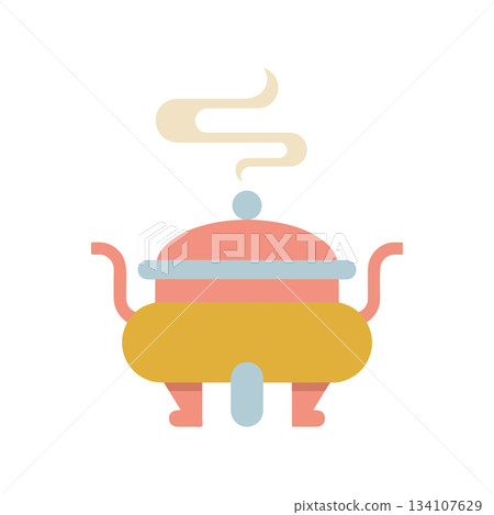 Chinese incense burner, incense smoke Chinese incense burner, incense smoke 134107629