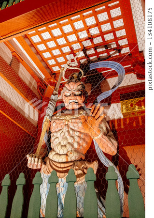 Guardian statue in Tokyo, Japan. Asakusa 134108175