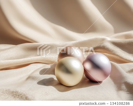 Elegant pastel ornaments on beige background Elegant pastel ornaments on beige background 134108286