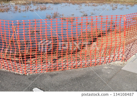 塑膠圍籬網卷 134108487