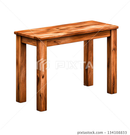 Rustic Wooden Console Table with Simple Design for Home Decor and Furniture Use 134108833