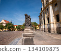 Exterior view of the Loreto , a prominent Baroque pilgrimage complex located in Prague 134109875