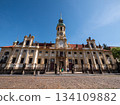 Exterior view of the Loreto , a prominent Baroque pilgrimage complex located in Prague 134109882