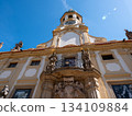 Exterior view of the Loreto , a prominent Baroque pilgrimage complex located in Prague 134109884