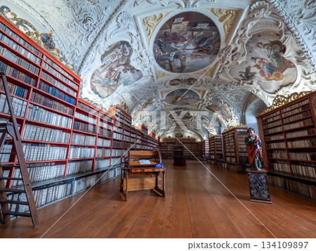 Strahov Library in Prague, Czechia, 134109897