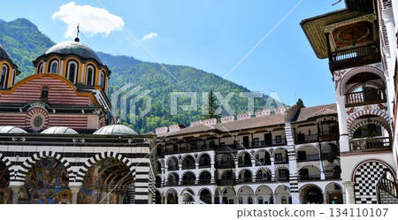 保加利亞，里拉村，里拉修道院，聖誕教堂，外觀 134110107