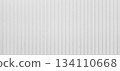 White vertical stripe groove photo, texture real ceiling 134110668