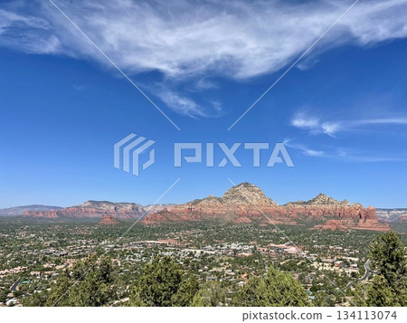 [亞利桑那州] 塞多納：雷霆山的壯麗景色 134113074