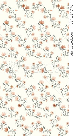 Assorted floral geometric and heart pattern panel designs in soft pastel colors Assorted floral geometric and heart pattern panel designs in soft pastel colors 134114770
