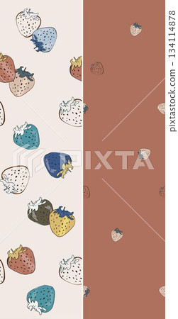 Assorted floral geometric and heart pattern panel designs in soft pastel colors Assorted floral geometric and heart pattern panel designs in soft pastel colors 134114878