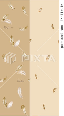 Assorted floral geometric and heart pattern panel designs in soft pastel colors Assorted floral geometric and heart pattern panel designs in soft pastel colors 134115016