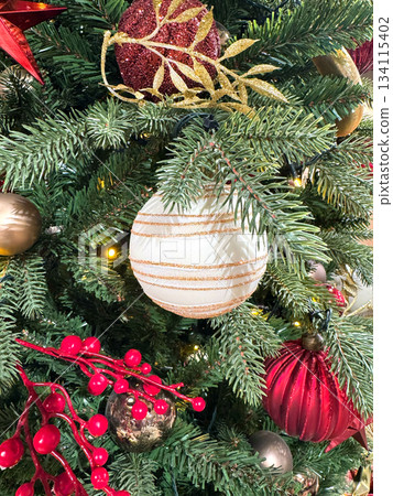 Christmas tree with toys Christmas tree with toys 134115402