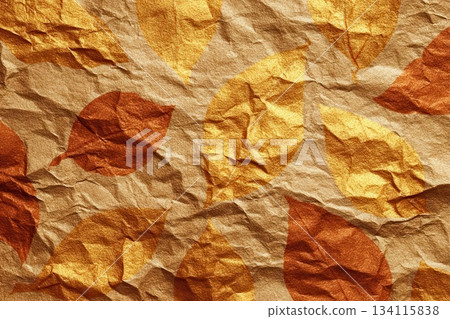Elegant Gold and Bronze Leaf Texture, Fall Background Design Elegant Gold and Bronze Leaf Texture, Fall Background Design 134115838
