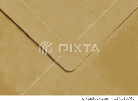 Sealed paper envelope with smooth scratched surface 134116745